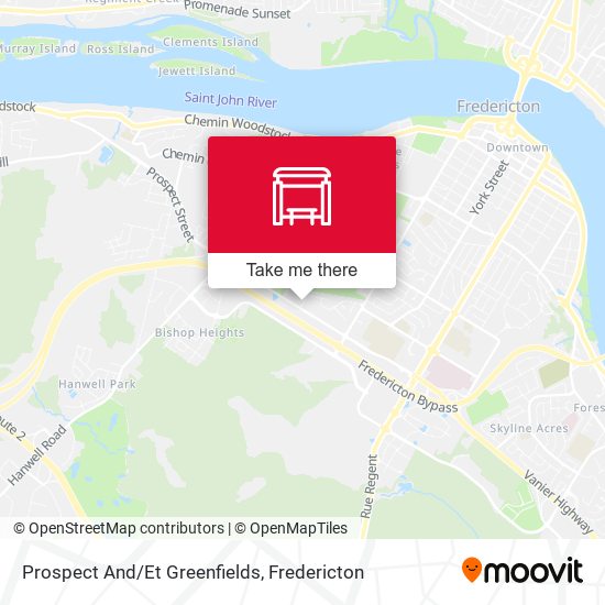 Prospect And/Et Greenfields map