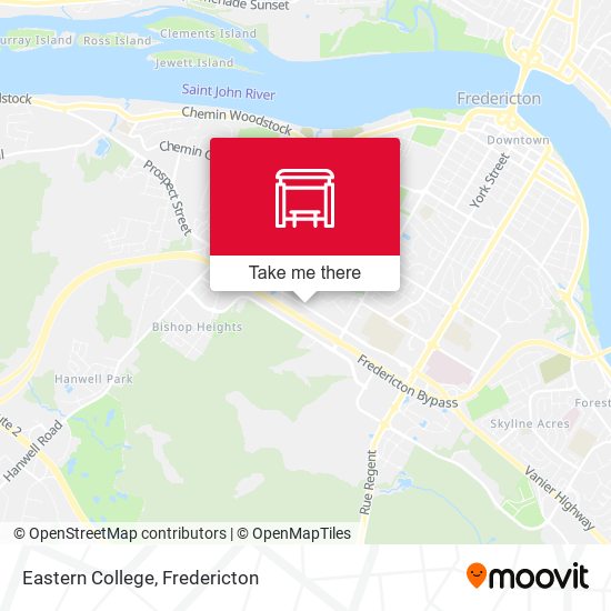 Eastern College map