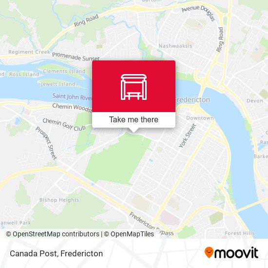 Canada Post map