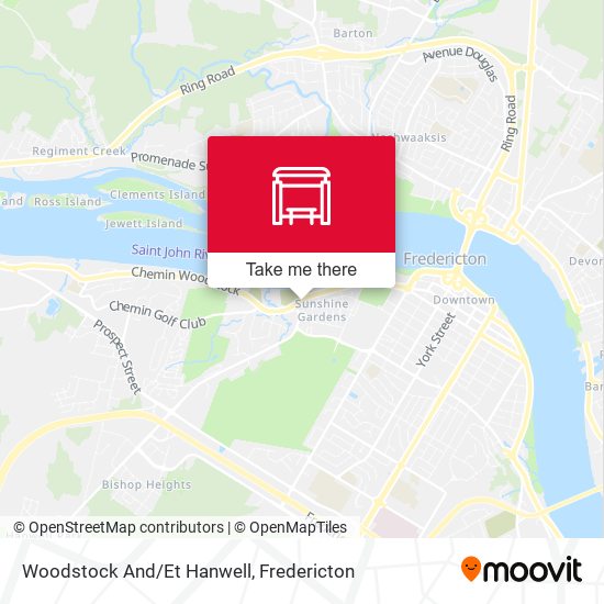 Woodstock And/Et Hanwell map