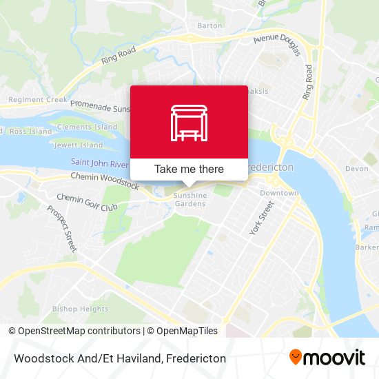Woodstock And/Et Haviland map