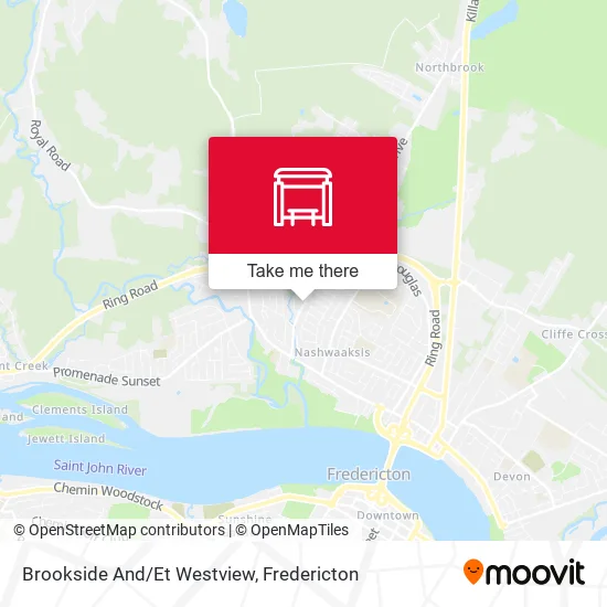 Brookside And/Et Westview map