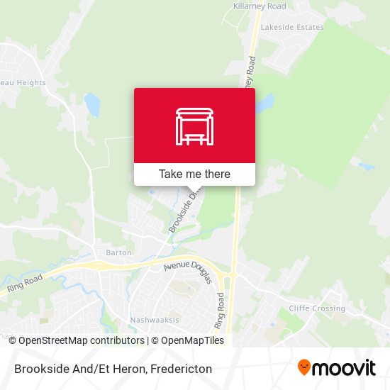 Brookside And/Et Heron map