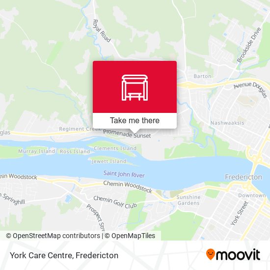 York Care Centre map