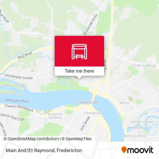 Main And/Et Raymond map