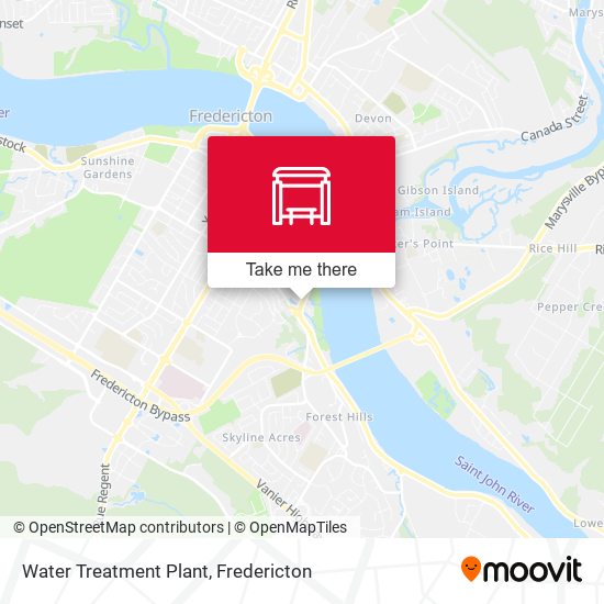 Water Treatment Plant map