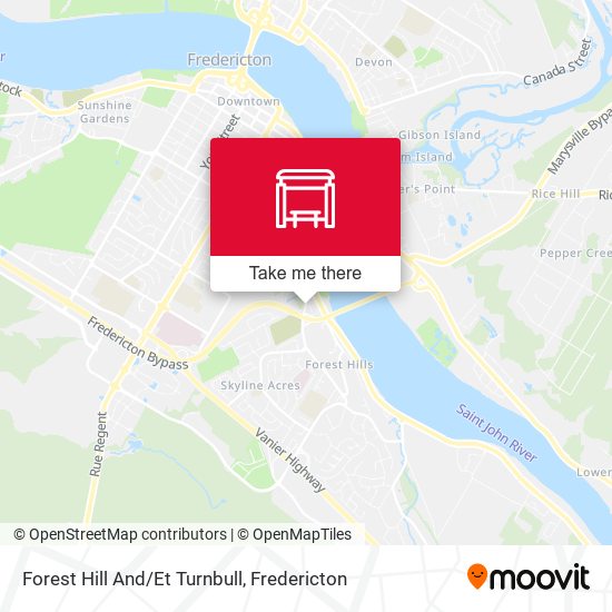 Forest Hill And/Et Turnbull map