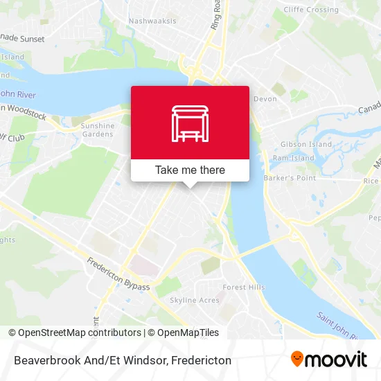 Beaverbrook And/Et Windsor map