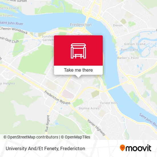 University And/Et Fenety map