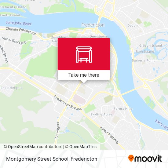 Montgomery Street School map