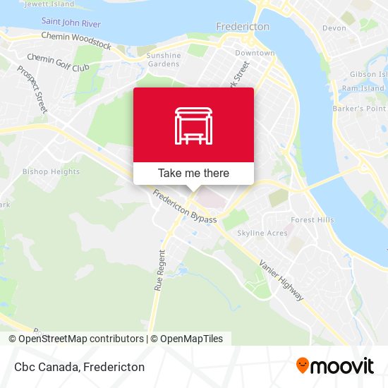 Cbc Canada map