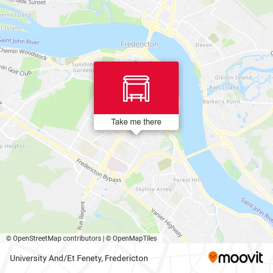 University And/Et Fenety map
