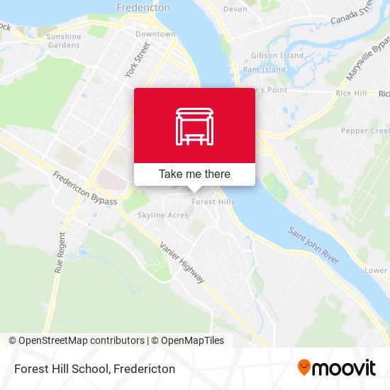 Forest Hill School map