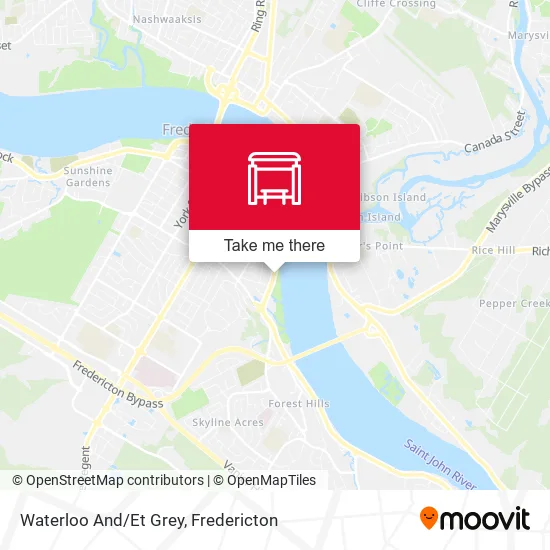 Waterloo And/Et Grey map