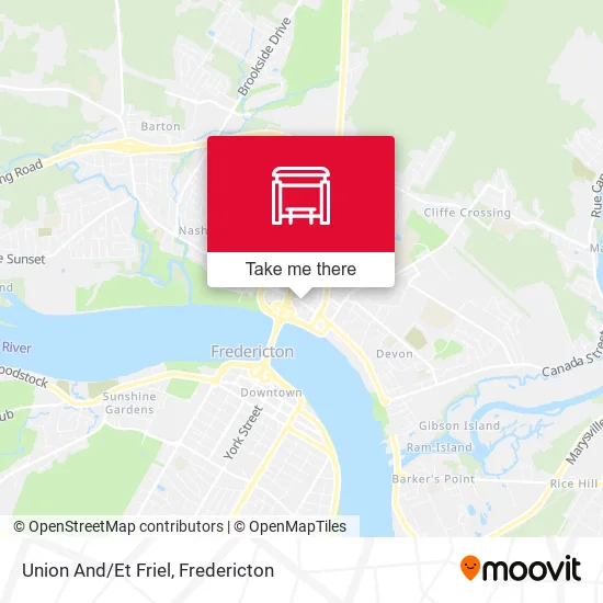 Union And/Et Friel map