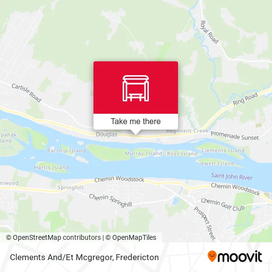Clements And/Et Mcgregor map