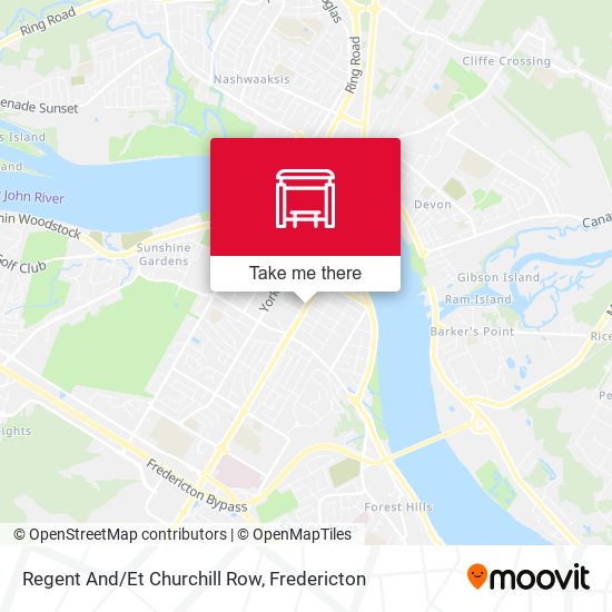 Regent And/Et Churchill Row map