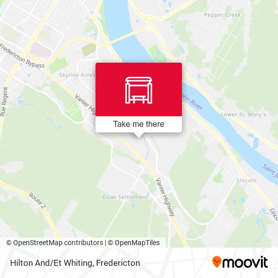 Hilton And/Et Whiting map
