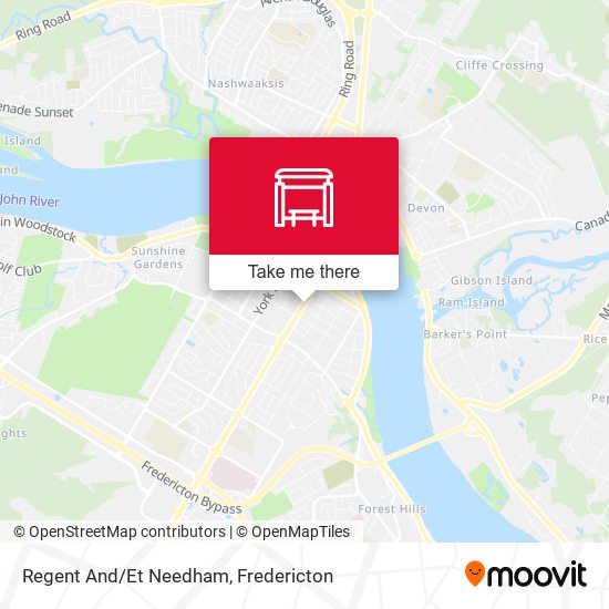 Regent And/Et Needham map