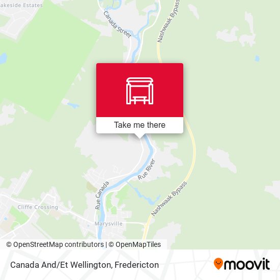 Canada And/Et Wellington map