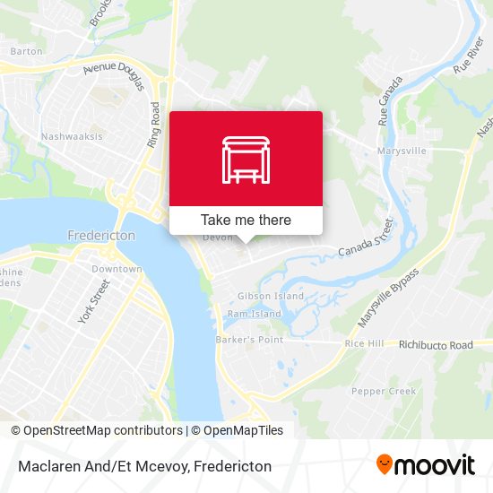 Maclaren And/Et Mcevoy map