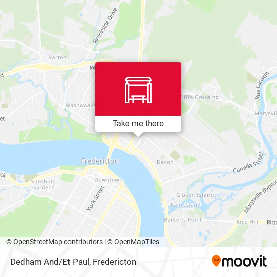 Dedham And/Et Paul map