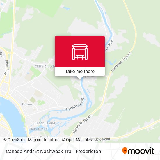 Canada And/Et Nashwaak Trail map