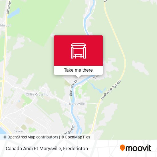 Canada And/Et Marysville map