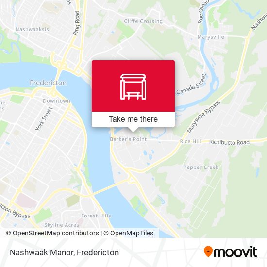 Nashwaak Manor map