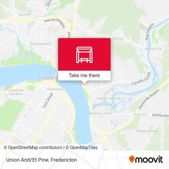 Union And/Et Pine map