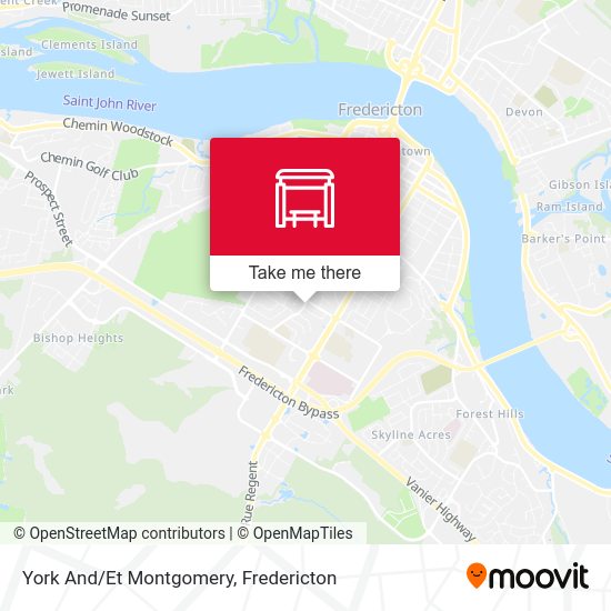 York And/Et Montgomery map