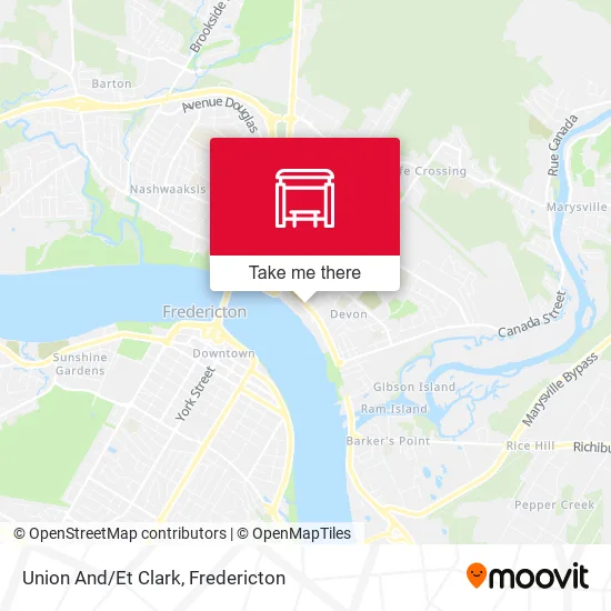 Union And/Et Clark map
