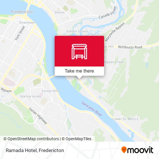 Ramada Hotel map