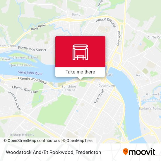 Woodstock And/Et Rookwood map