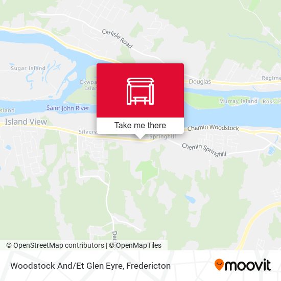 Woodstock And/Et Glen Eyre map