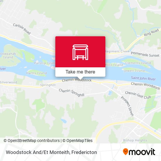 Woodstock And/Et Monteith map