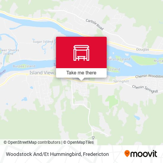 Woodstock And/Et Hummingbird map