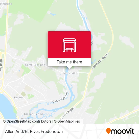 Allen And/Et River map