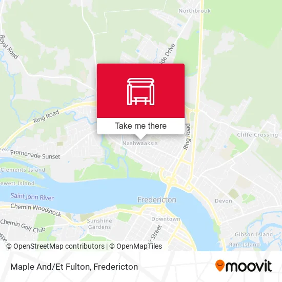 Maple And/Et Fulton map