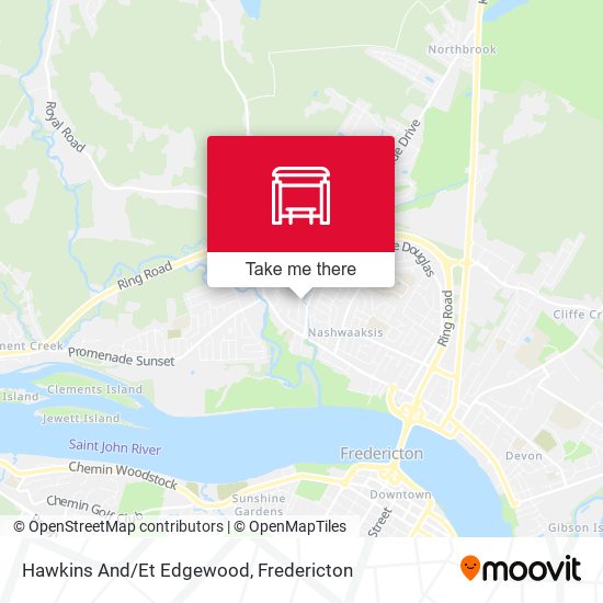 Hawkins And/Et Edgewood map