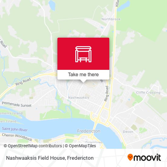Nashwaaksis Field House map