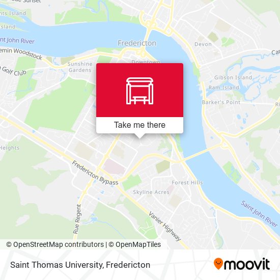 Saint Thomas University map