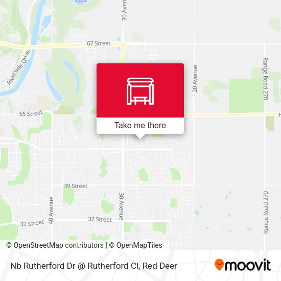 Nb Rutherford Dr @ Rutherford Cl map