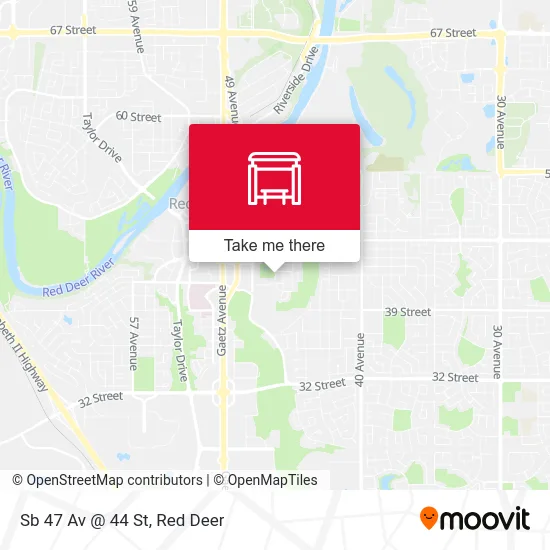 Sb 47 Av @ 44 St map