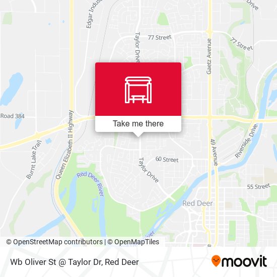 Wb Oliver St @ Taylor Dr map