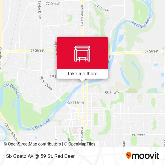 Sb Gaetz Av @ 59 St map