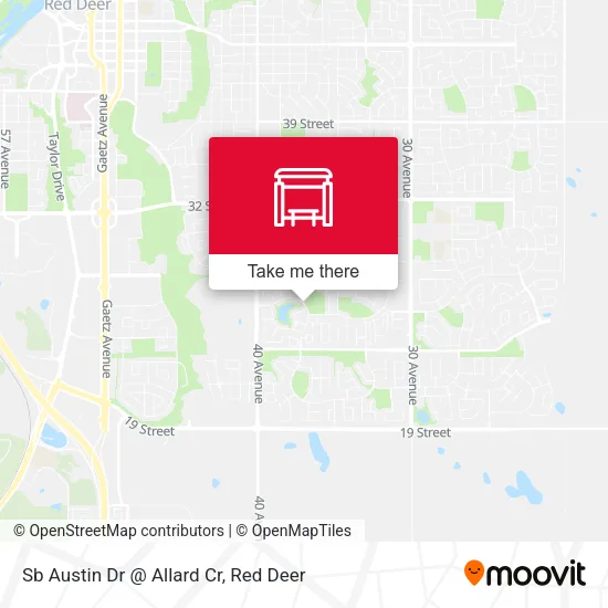 Sb Austin Dr @ Allard Cr map