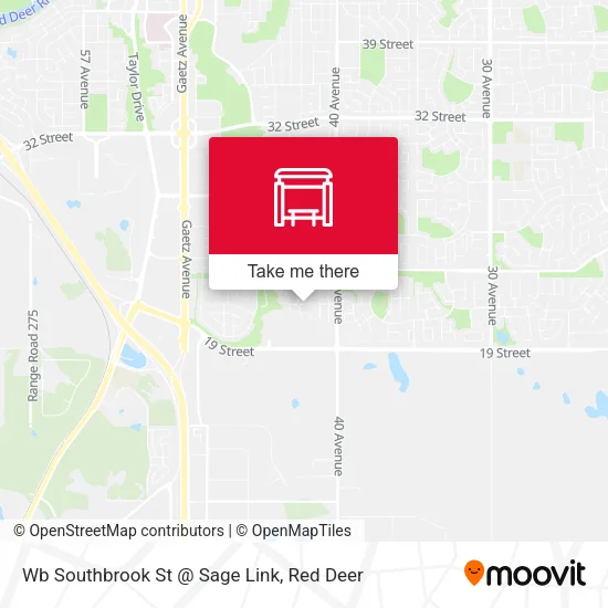 Wb Southbrook St @ Sage Link map