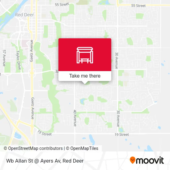 Wb Allan St @ Ayers Av map
