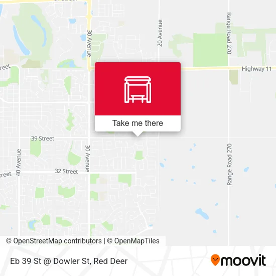 Eb 39 St @ Dowler St map